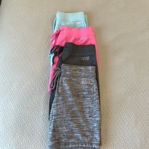 🦩4 Pairs Girls Justice Shorts 🦩